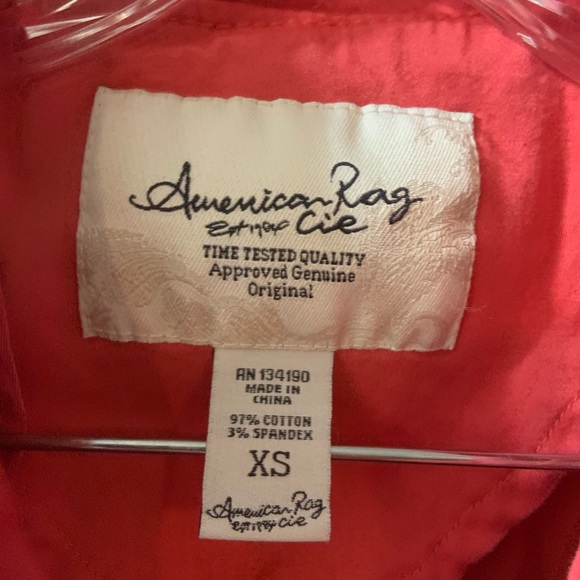 American Rag Coral Khaki Jacket XS - Picture 4 of 5